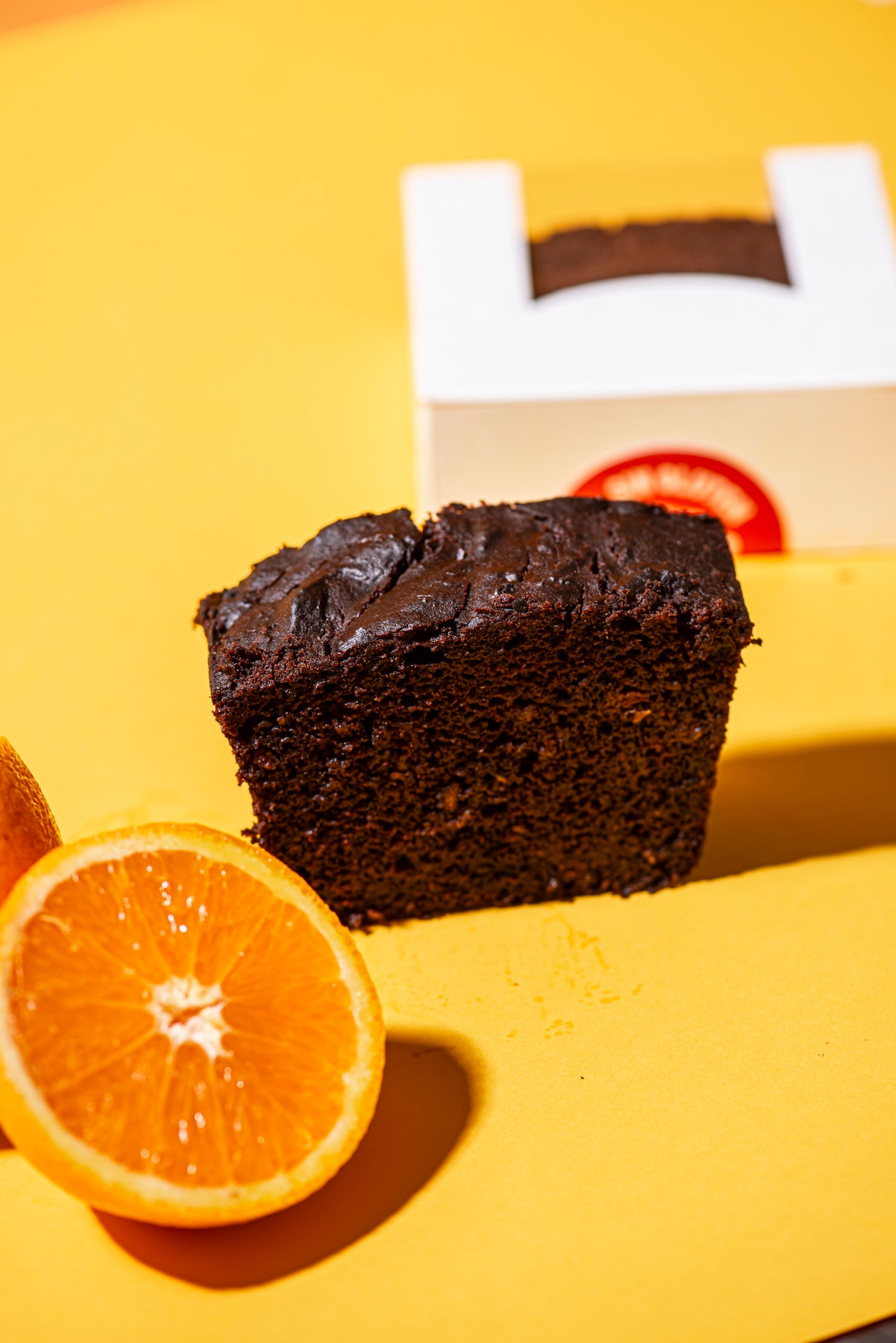 Cake de cacao y naranja