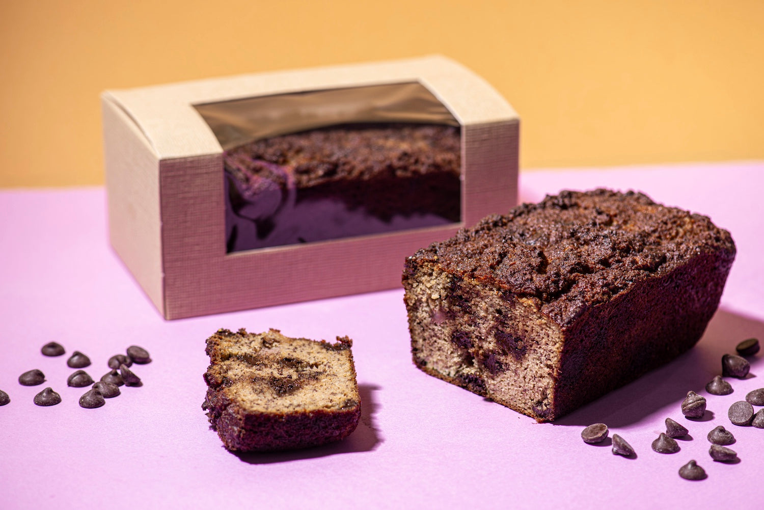 Banana bread de chocolate