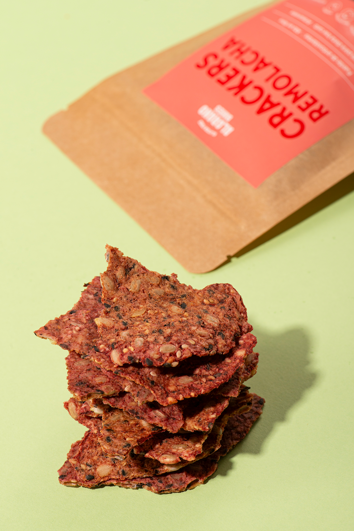 Crackers de remolacha