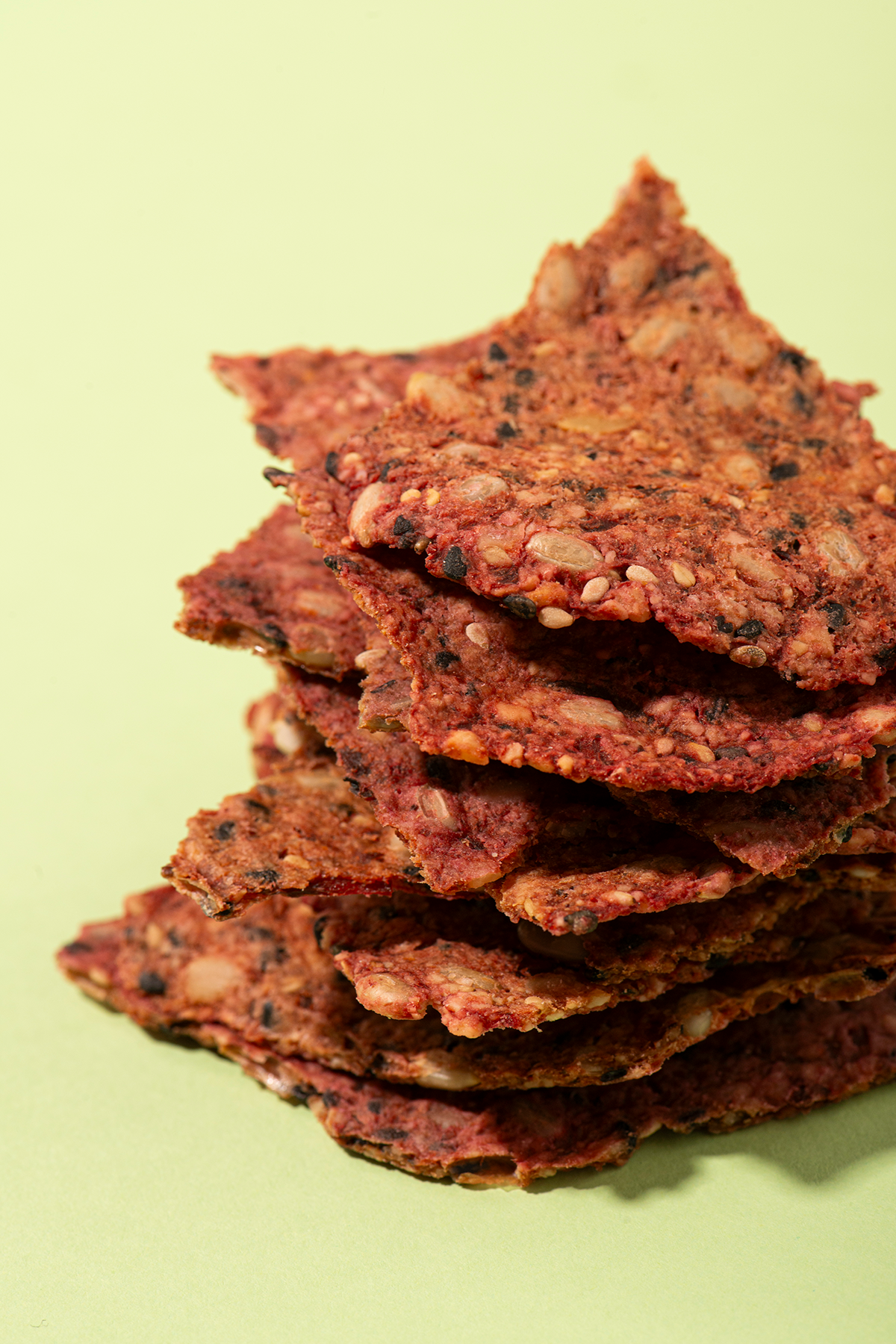 Crackers de remolacha