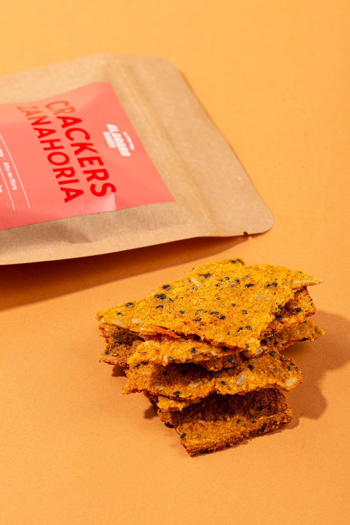 Crackers de zanahoria