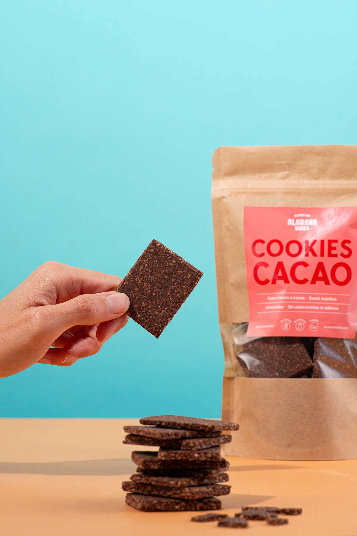 Cookies de cacao 100%